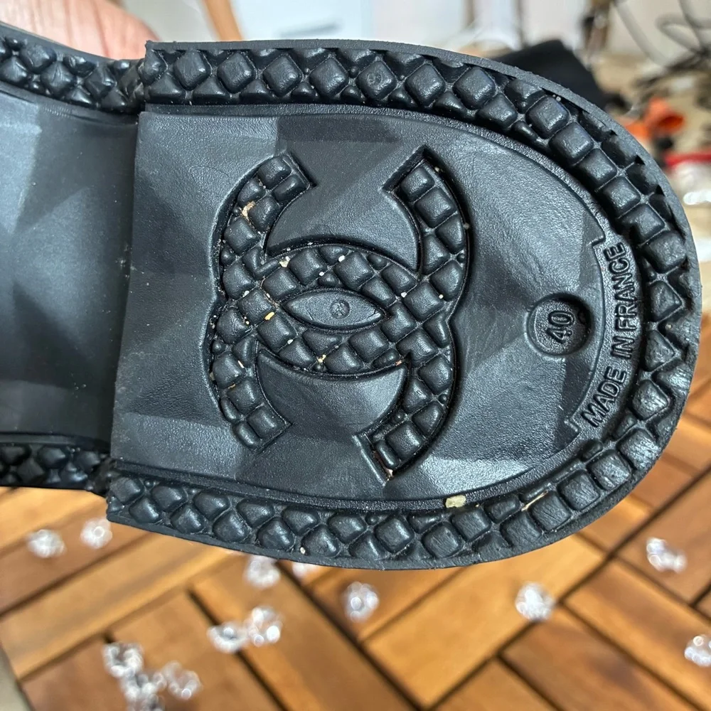 CHANEL Rubber Winter Boots - Picture 5 of 12